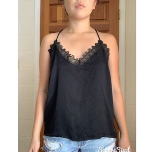 Q + A Los Angeles Black Blouse